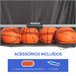 Conjunto Tabelas de Basquetebol Aço, tela Oxford, MDF HOMCOM Conjunto Tabelas de Basquetebol Aço, tela Oxford, MDF HOMCOM Multicor