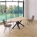 Mesa de jantar Xena Fit 150 90x90 Carvalho