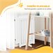 Barreira de Segurança Cães MDF PawHut Branco