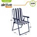 Conjunto de mesa dobrável e 2 cadeiras Aktive Camping Branco