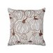 Beliani Almofada decorativa GOURD Bege