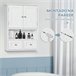 Armário de Parede MDF kleankin, casa - casa de banho 50 Branco