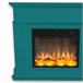 Lareira Eléctrica De Parede Turquoise FUEGO-ALBERTO-TURQUESA Turquesa