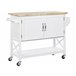 Beliani Carrinho de cozinha MELE 102 Branco