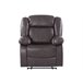 Poltrona relax cor castanha LOTUS Chocolate