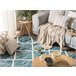Beliani Pelos curtos BELENLI 140x200 Azul Claro