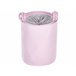 Beliani Cesto de roupa ARCHA Rosa