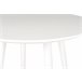 Mesa de cozinha ARO fixa MDF 80x80cm branca Branco
