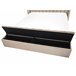 Beliani Cama com estrado Veludo NOYERS 190x247 Bege