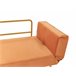 Beliani Sofá-cama Veludo SAARELA Laranja