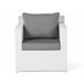 Beliani Conjunto lounge Ratan sintético ROMA Branco