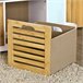 Banco de arrumação com almofadas e 2 cubos FSR23-K-WN SoBuy Natural/ Branco