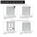  Acomoda Textile - Cortina de PVC para interior ou exterior 