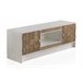 Mesa de televisão Balu de madeira de freixo Branco