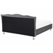 Beliani Cama com armazenamento Veludo METZ 189x215 Cinza Escuro