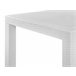 Beliani Mesa de jardim FOSSANO 80x80 Branco