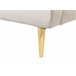 Beliani Cama Terciopelo FORBACH Bege