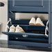 Banco para sapatos com 4 abas Organizador FSR79-B SoBuy PT Azul