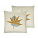 Beliani Almofada decorativa DAVALLIA 45x45 Bege