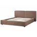 Beliani Cama com estrado Bouclé LINARDS 210x242 Branco