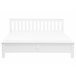 Beliani Cama com estrado Pinho MAYENNE 189x208 Branco