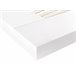 Beliani Cama de água MDF ZEN 308x229 Branco