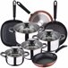 8 peças Bateria de cozinha com jogo de remendo Multicor
