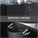 Aparador Melamina de Madeira HOMCOM Preto