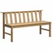 Banco de Exterior Madeira de Abeto Outsunny 144x60 Laranja