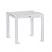 Mesa extensível de alumínio para jardim Lipari 82x82 Branco