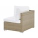 Beliani Conjunto lounge Ratan sintético NOTO Branco/ Bege