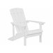 Beliani Cadeira de jardim ADIRONDACK Branco