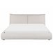 Beliani Cama com estrado Bombazine VINAY 196x233 Bege
