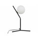 Beliani Candeeiro de mesa WAPITI Branco/ Preto