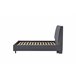 Cama MAJESTIC 150x190 cm cinza Cinza