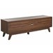 Beliani Mesa de TV PRESCOT 140 Castanho