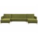 Beliani Sofá-cama Veludo ABERDEEN Verde
