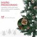 Árvore de Natal Artificial PVC HOMCOM, casa - natal Verde