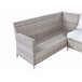 Beliani Conjunto lounge LACONA Cinza Escuro