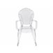 Beliani Silla para eventos VERMONT Transparente