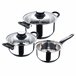 Trem de cozinha PALMA da marca SAN IGNACIO 5 peças Cinza