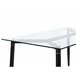 Beliani Mesa de jantar TOTHAM 90x150 Transparente