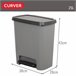 Curver Caixote do lixo Compatta 25L Cinza