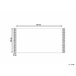 Beliani Pelos curtos ANSAR 80x150 Branco/ Bege