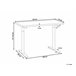 Beliani Secretária ajustável DESTIN IV 120x72 Branco