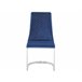 Beliani Silla de comedor ALTOONA Azul Marino