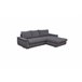 Chaise longue com cama FOCUS Cinza Escuro