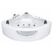 Banheira de interior Beliani TOCOA 138x190 Branco
