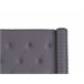 Beliani Cama com armazenamento Veludo LUBBON 170x217 Cinza