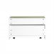 Banco organizador de brinquedos para crianças SoBuy KMB80-W Branco